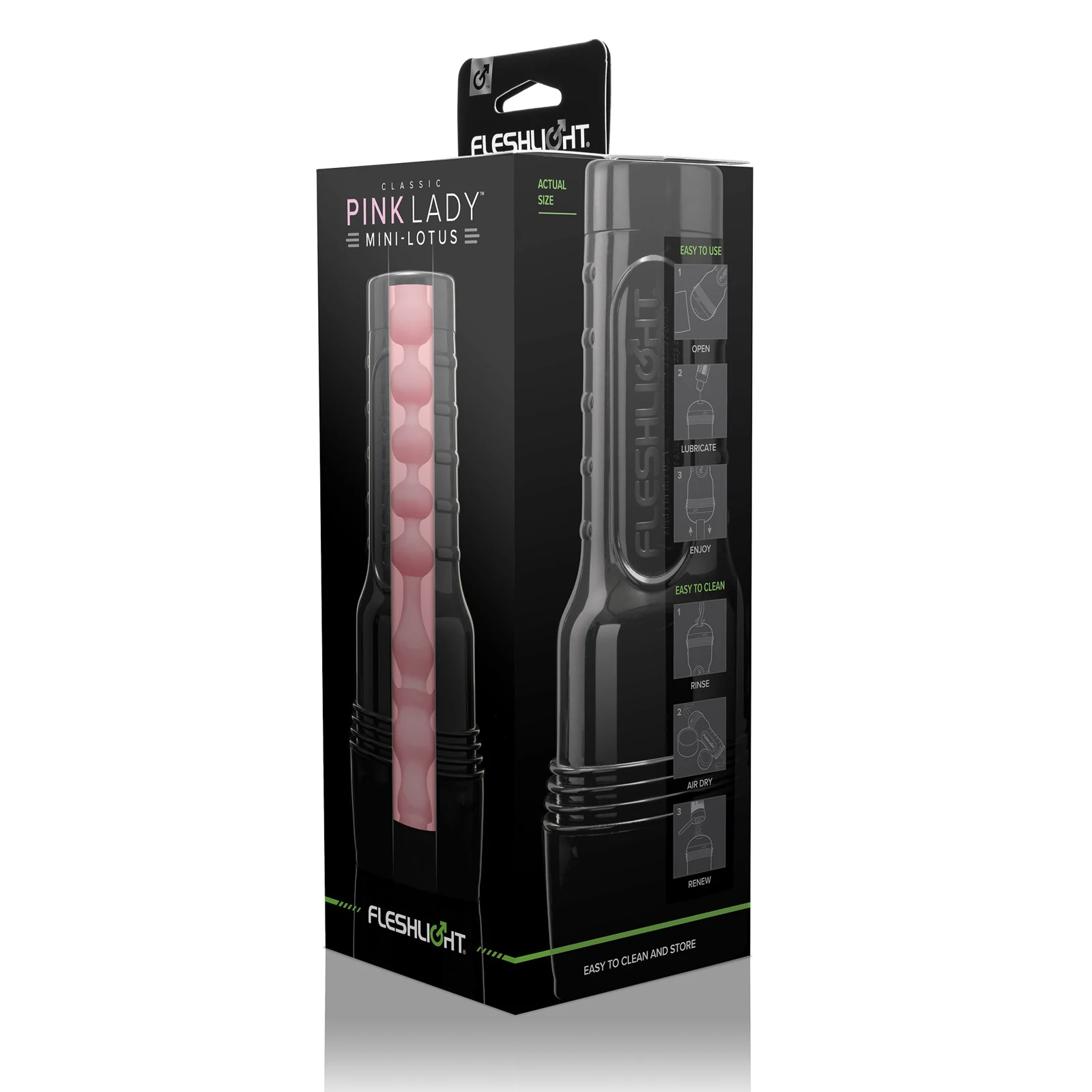 Fleshlight Pink Lady Mini Lotus masturbator met realistische vagina-opening