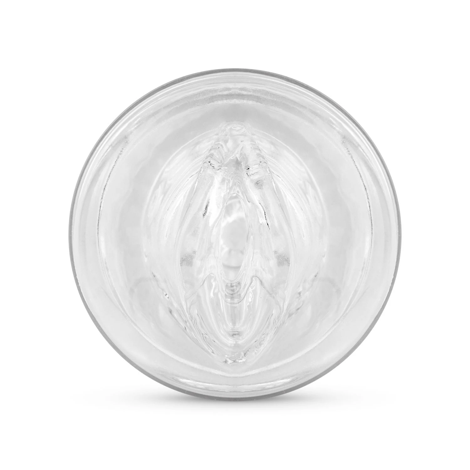 Transparante sleeve masturbator van 110 mm met buitendiameter 68 mm