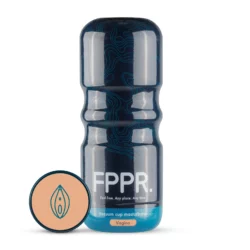 FPPR. vagina masturbator in mokka met bruine kleur en discrete behuizing