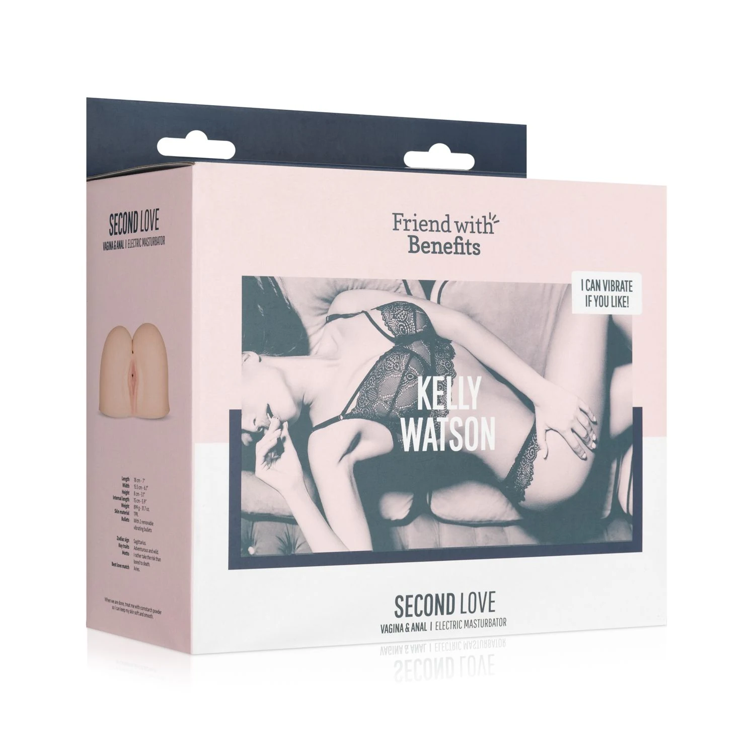 Flexibele masturbator met vibrator en verschillende vibratiestanden