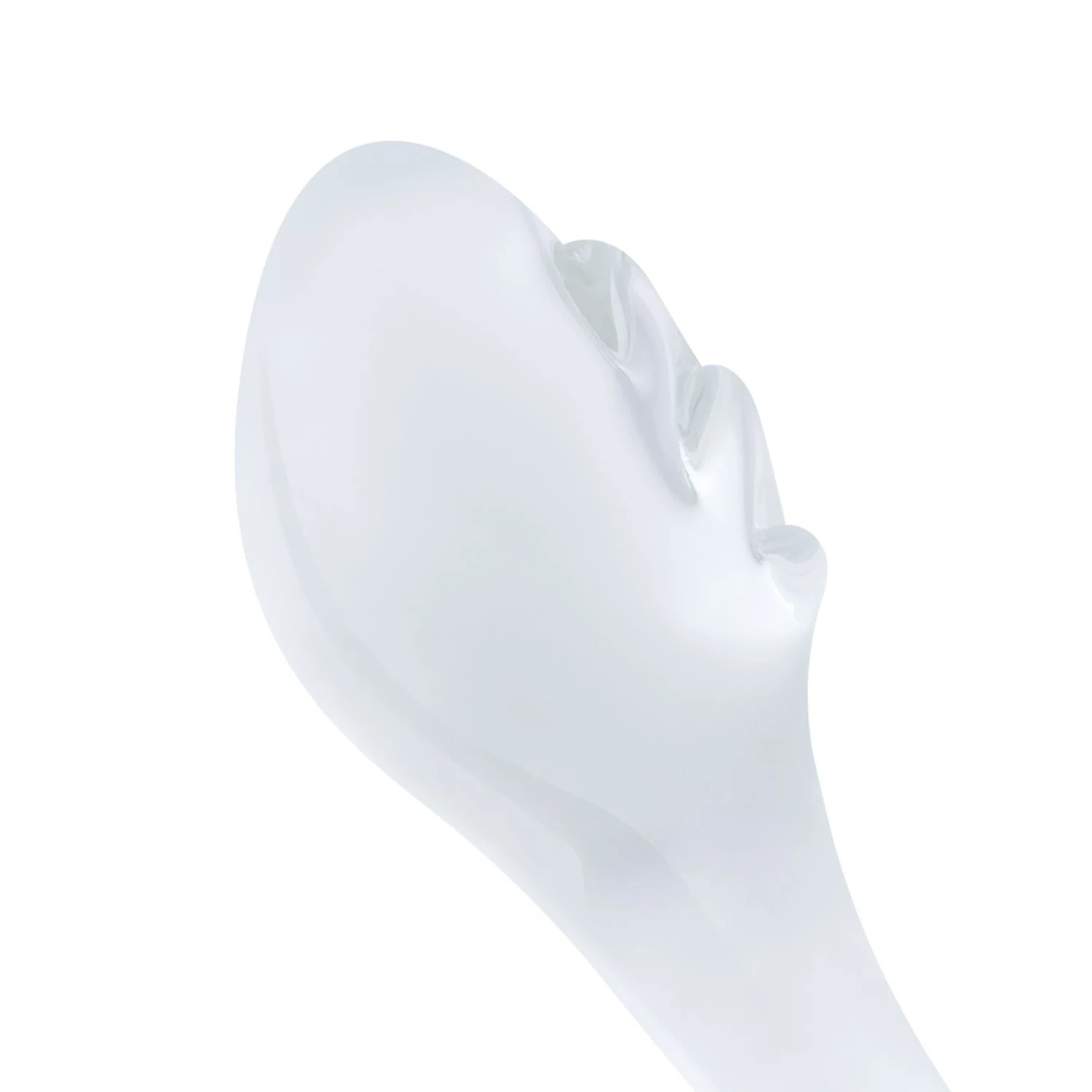 Transparante glazen G-spot dildo No. 28 met invoerdiepte 150 mm