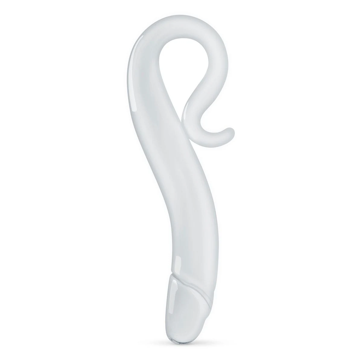 Gildo glazen G-spot prostaat dildo No. 14 transparant, 18 cm