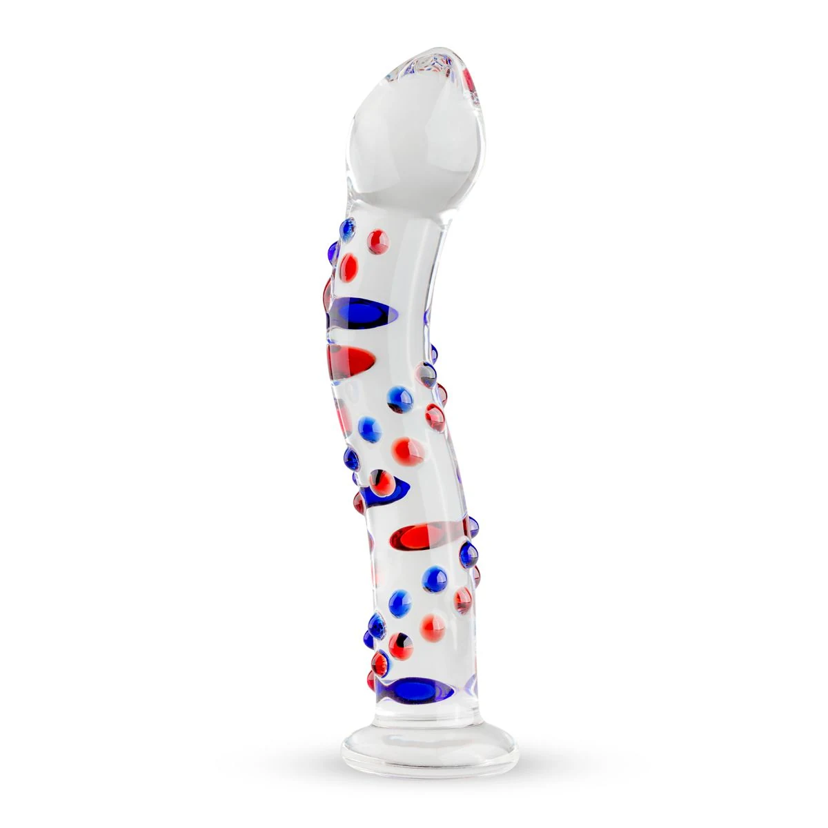 Gildo glazen prostaatdildo No. 3 van 18,5 cm in transparant glas