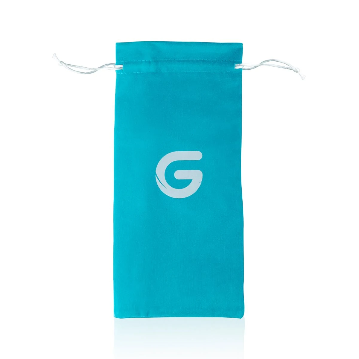 Gildo No. 3 glazen dildo met noppen, gebogen schacht en platte voet