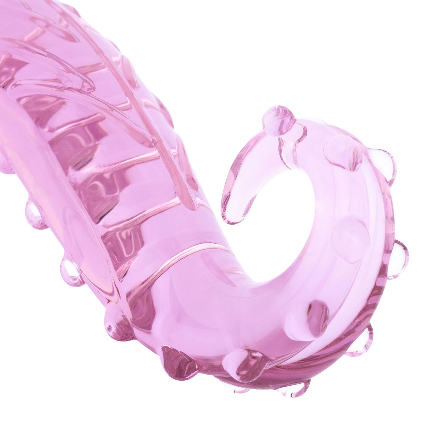 Gildo glazen dildo met tentakelvorm, noppenstructuur en 159 mm lengte