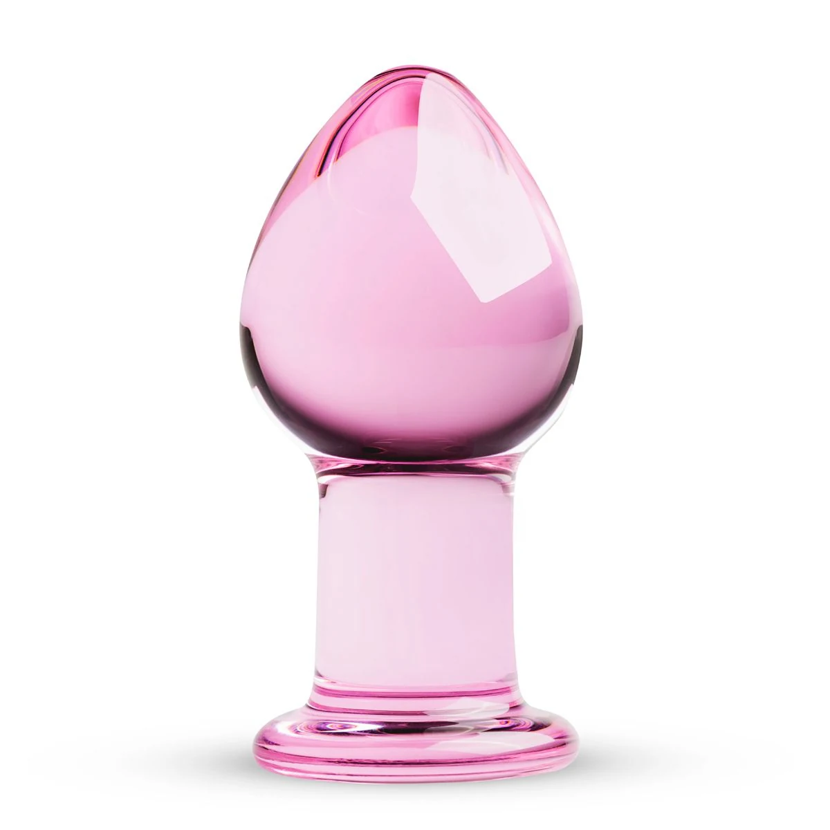 Gildo roze glazen buttplug No. 27 van 9 cm