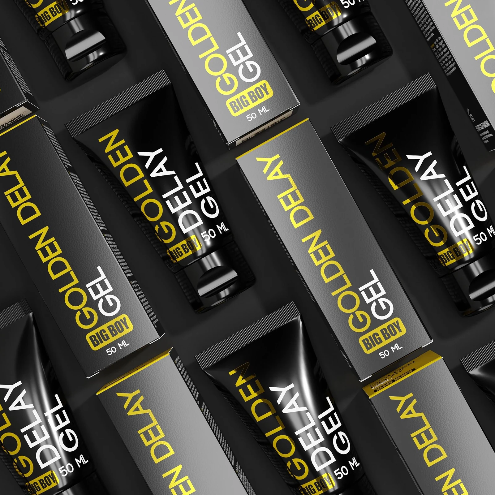 Golden Delay Gel 50 ml, tube met transparante gel voor uitstellen van orgasme