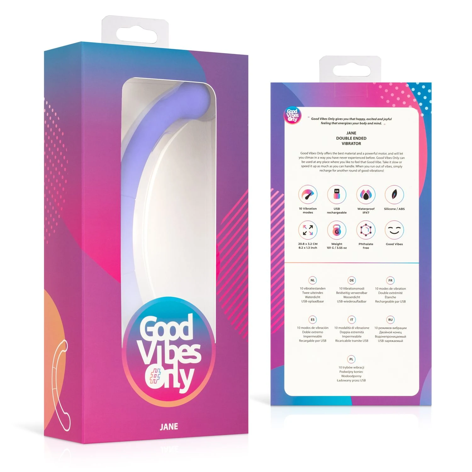 Good Vibes Only Jane vibrator voor beginners met variërende trillingen