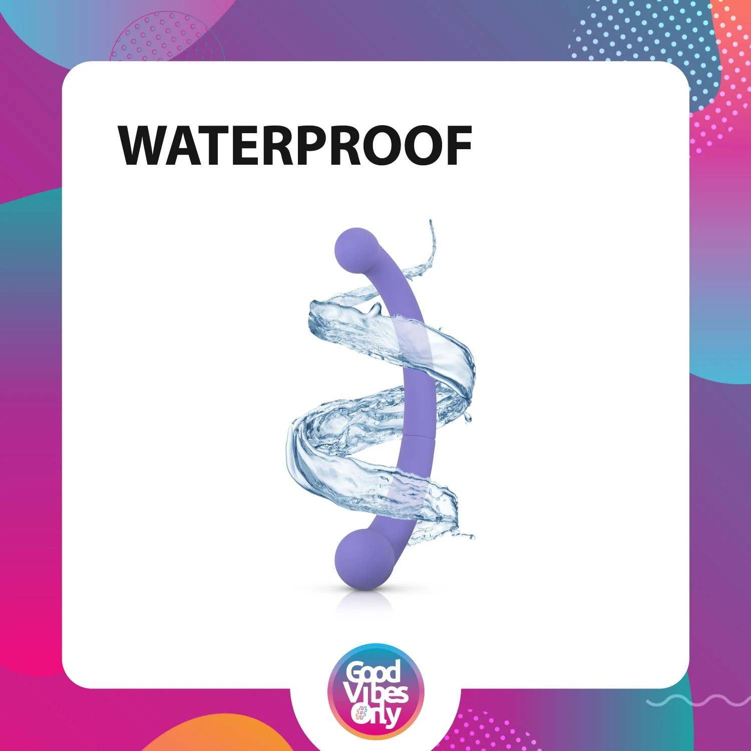 Good Vibes Only Jane waterproof vibrator met variabele vibratiestanden