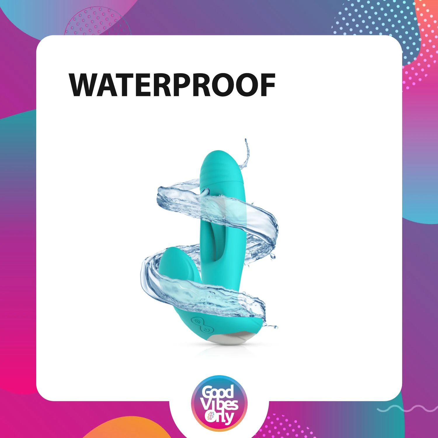 Spatwaterdichte G-spot vibrator Good Vibes Only Gina