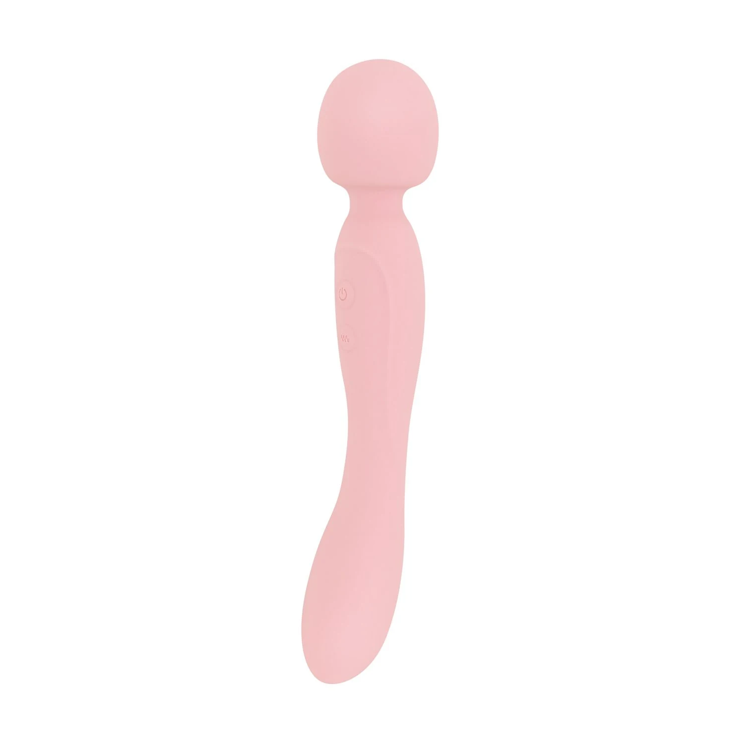 Oplaadbare dubbelzijdige wand vibrator met USB-C en 60 minuten batterijduur