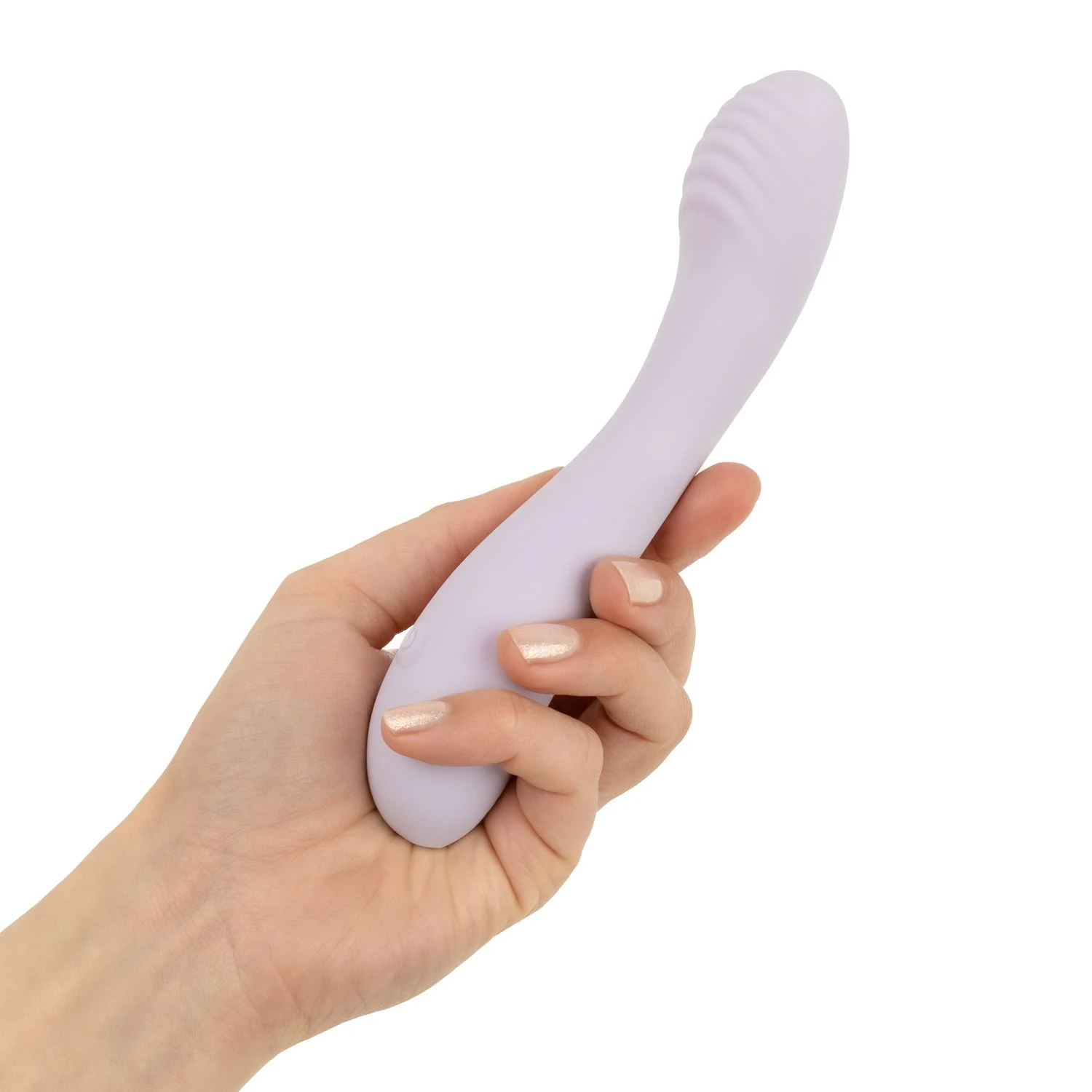 Paarse siliconen G-spot vibrator van 187 mm lengte