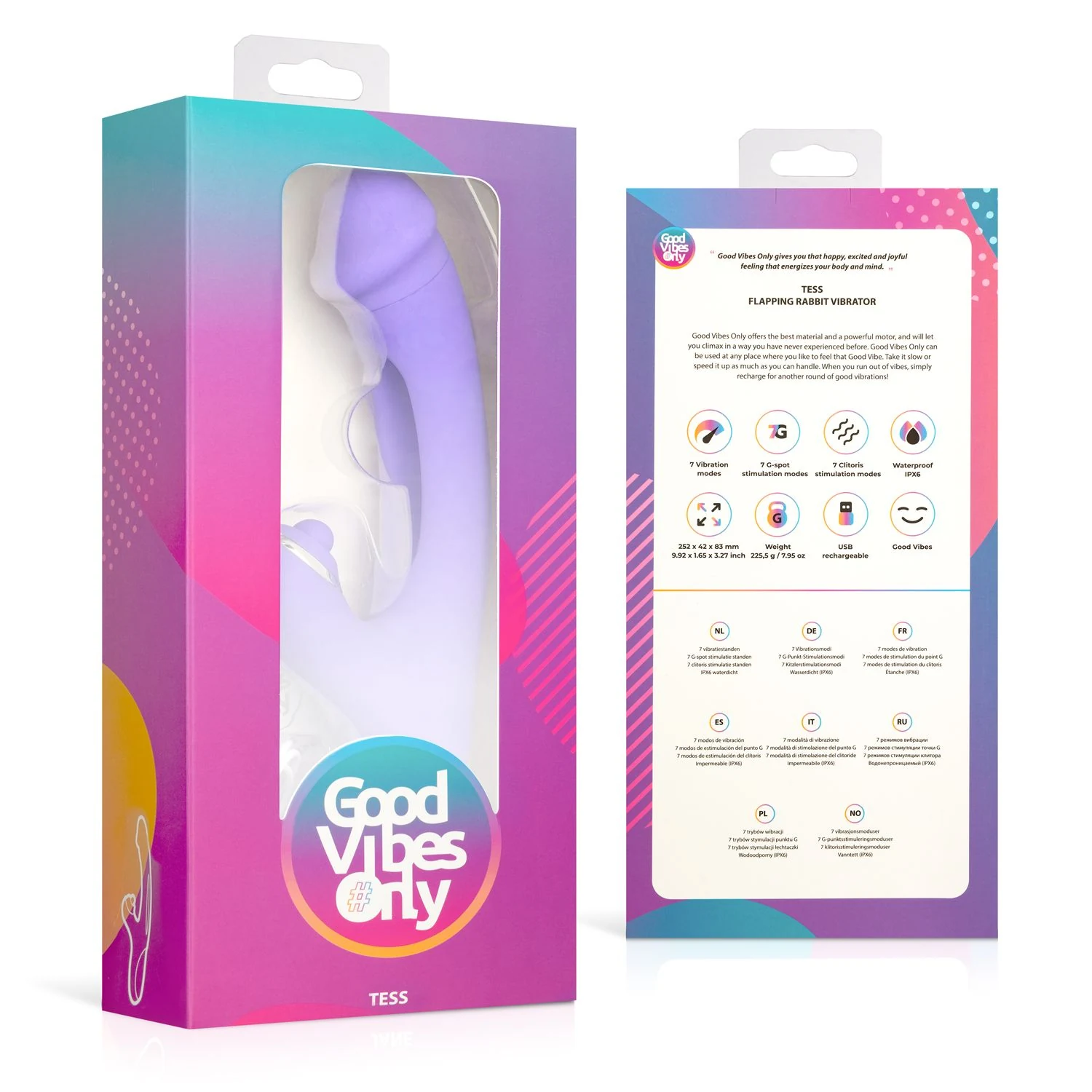 Good Vibes Only Tess Rabbit Vibrator voor beginners