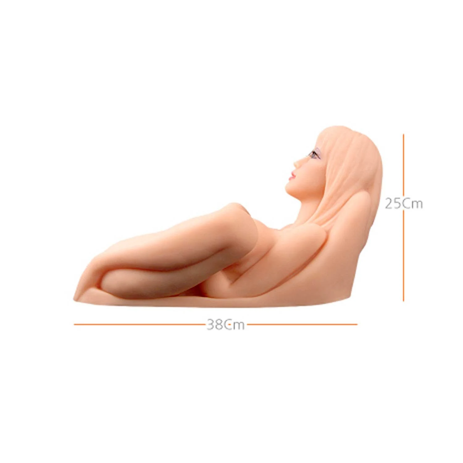 Hera 3 Masturbator van flexibel en rekbaar TPE materiaal