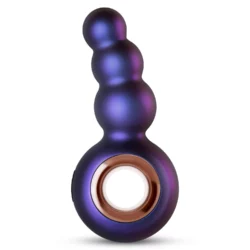 Hueman Outer Space vibrerende buttplug in paars siliconen