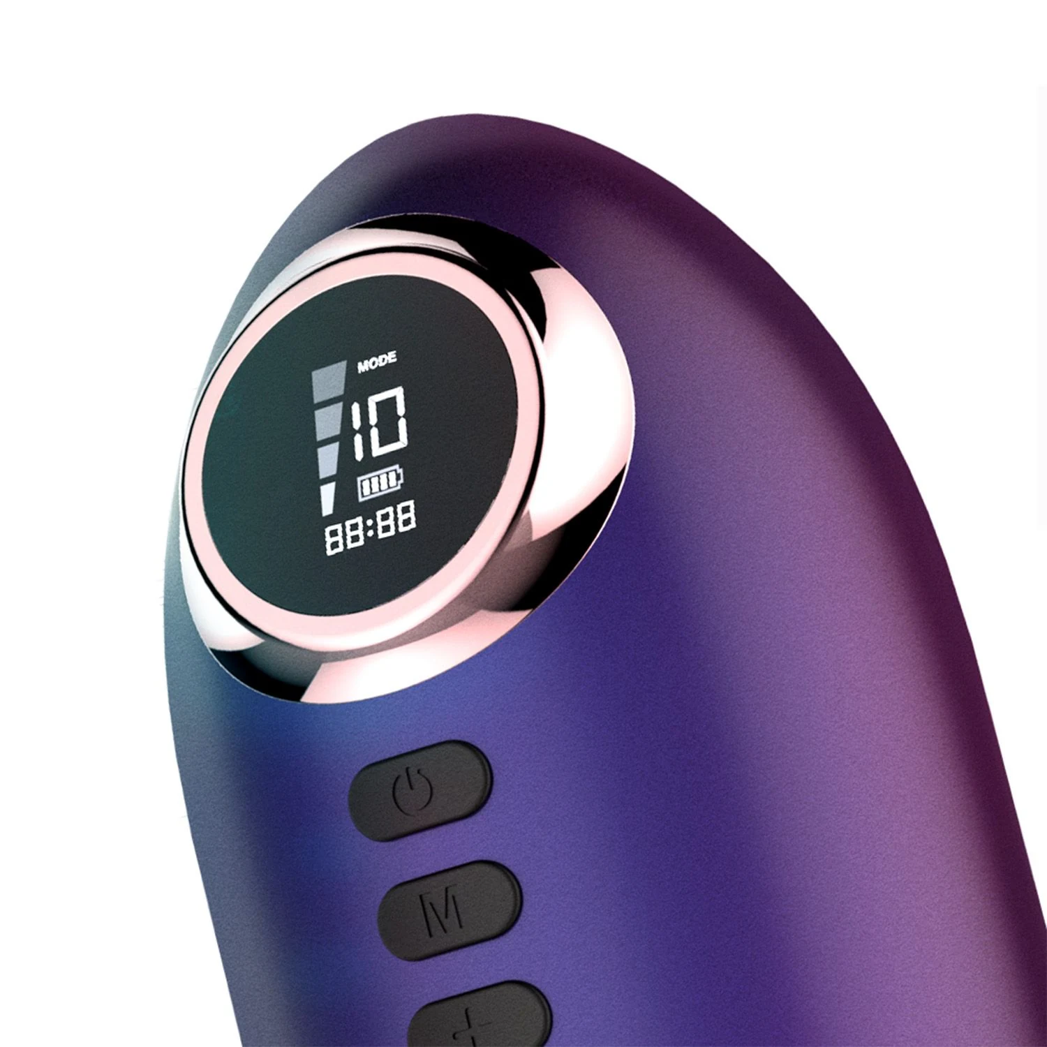 Hueman Rocket Masturbator USB-oplaadbaar in paarse uitvoering