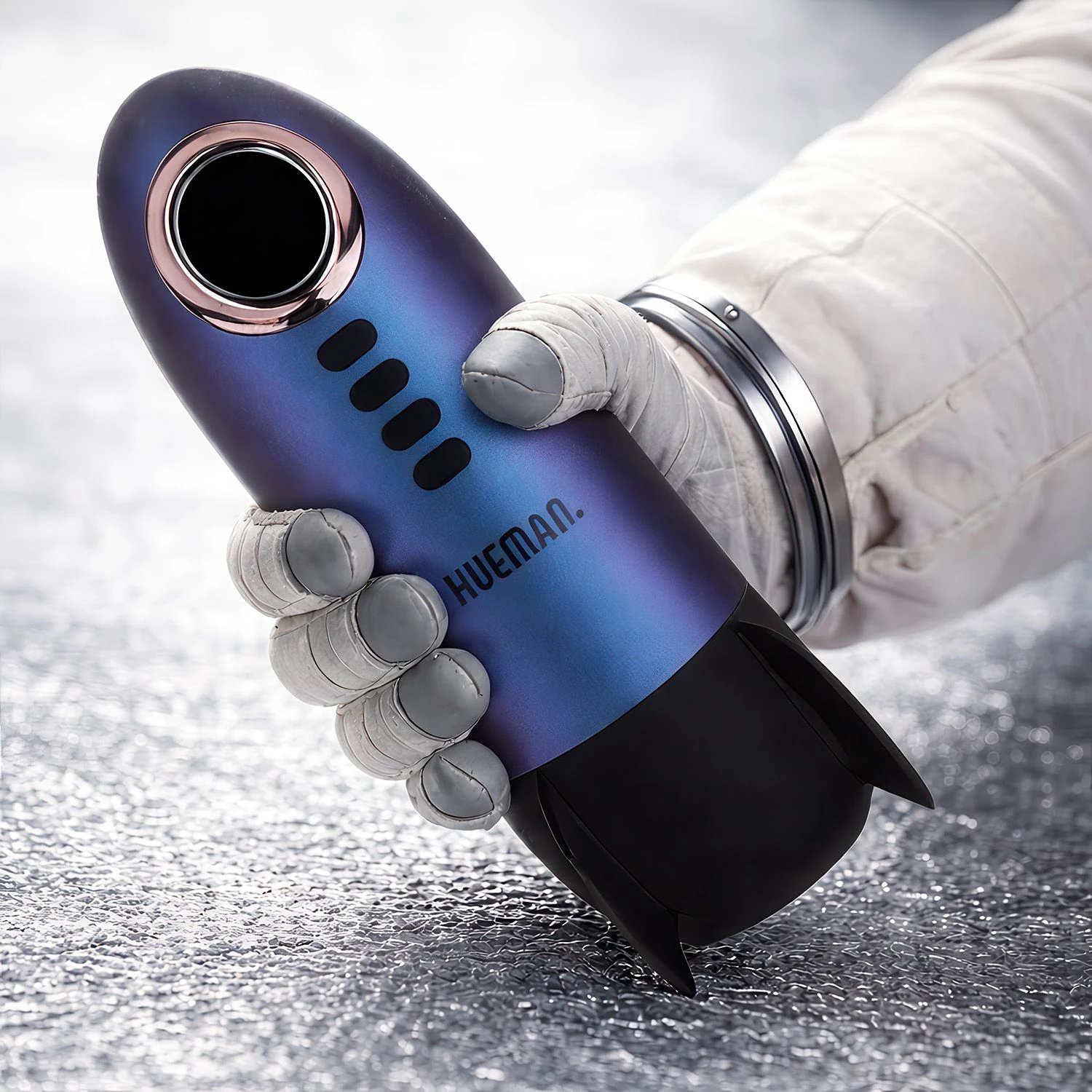 Hueman Rocket Masturbator paarse masturbator met intuïtieve bediening