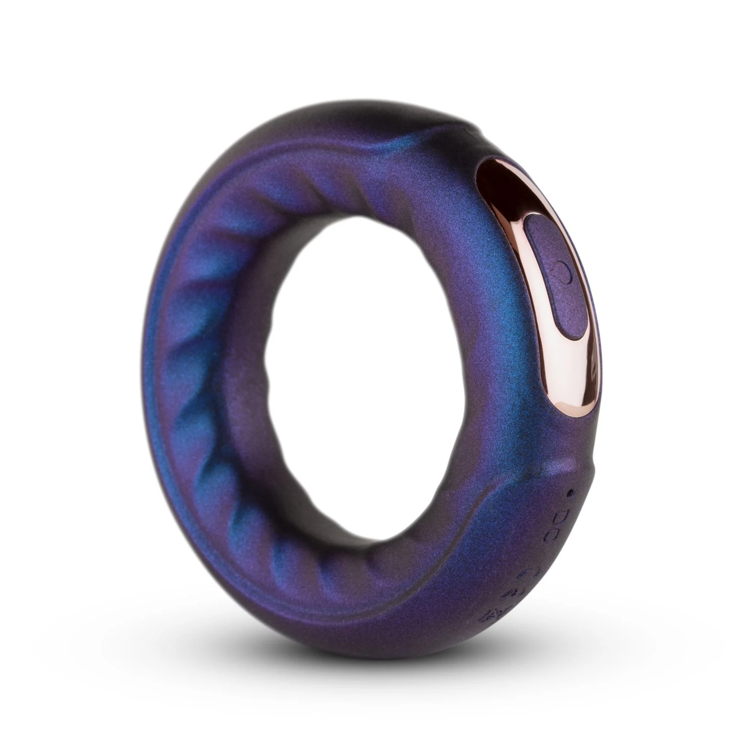 Hueman Saturn vibrerende cockring en ballring in paars