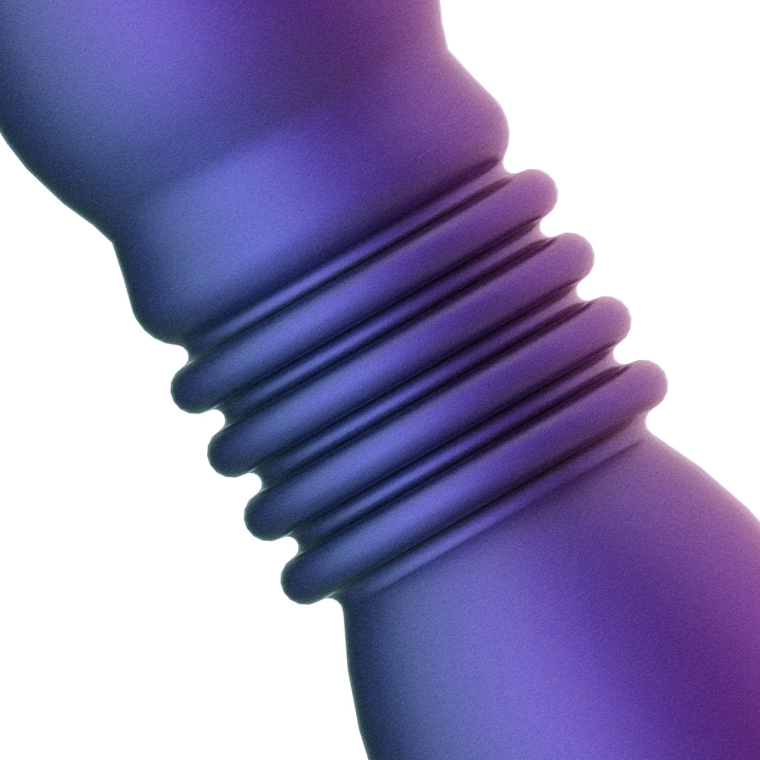 Hueman buttplug paars met oplaadtijd 50 minuten