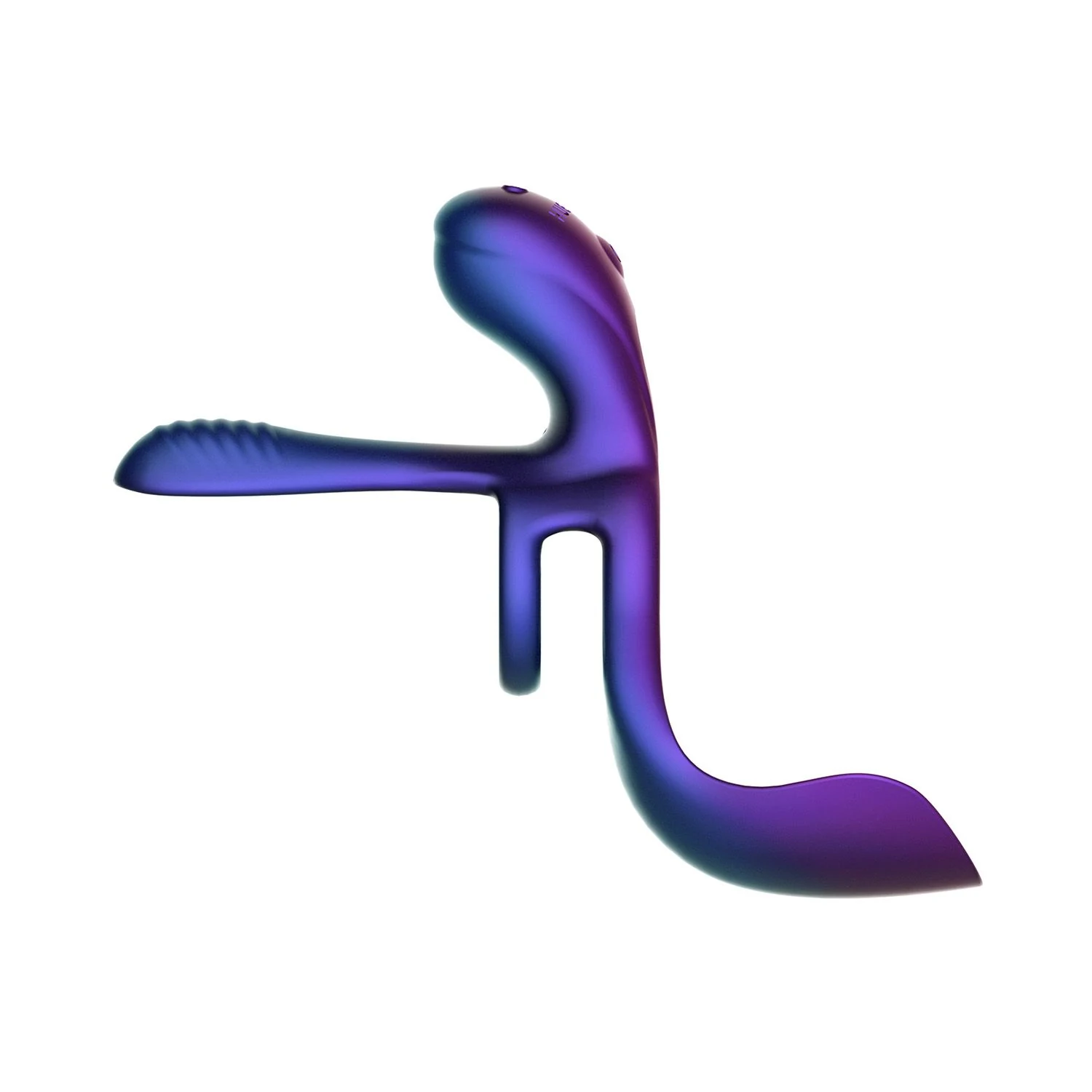 Hueman Zenith 3-in-1 cockring voor penis, ballen en partner