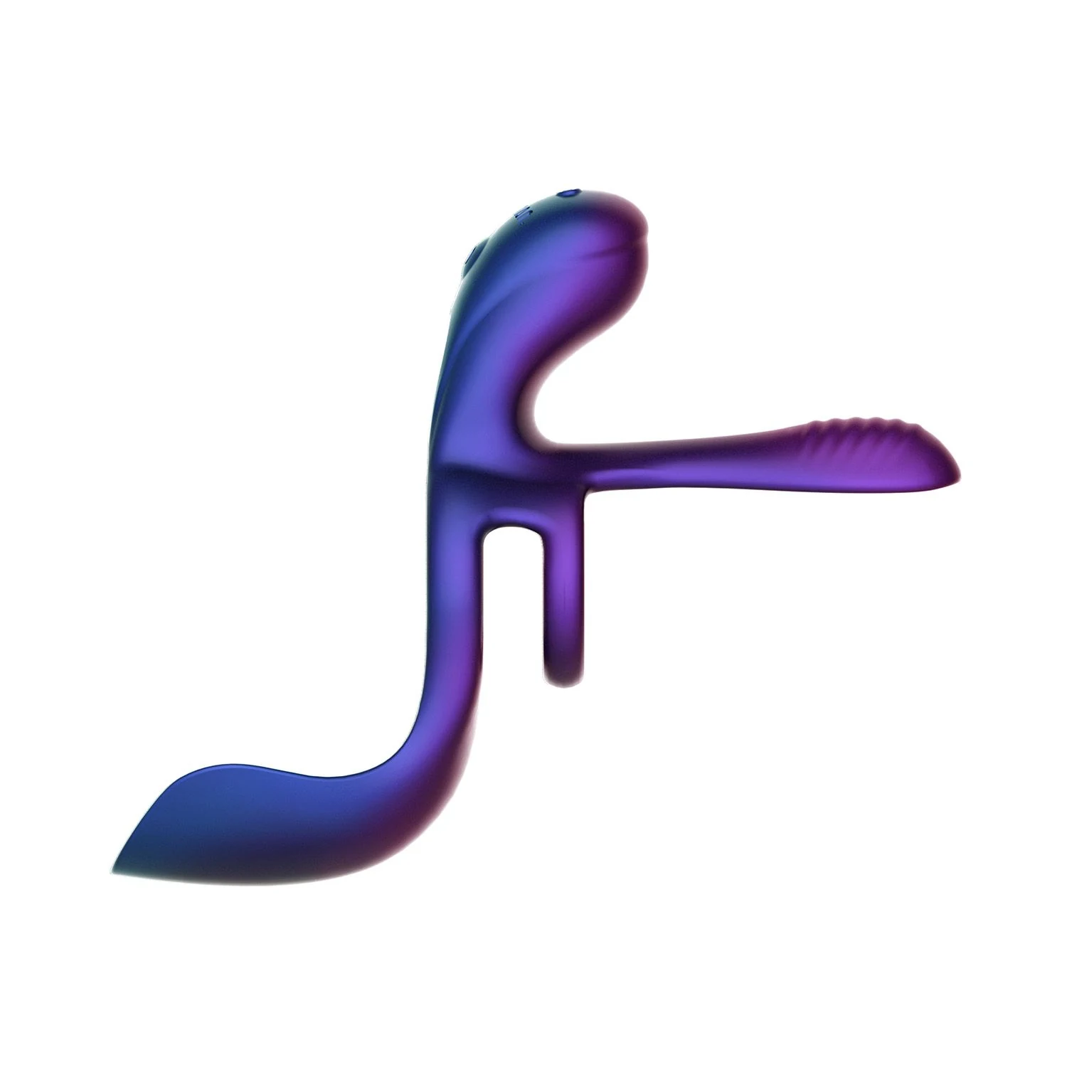 Hueman Zenith cockring met extra stimulatie voor de partner