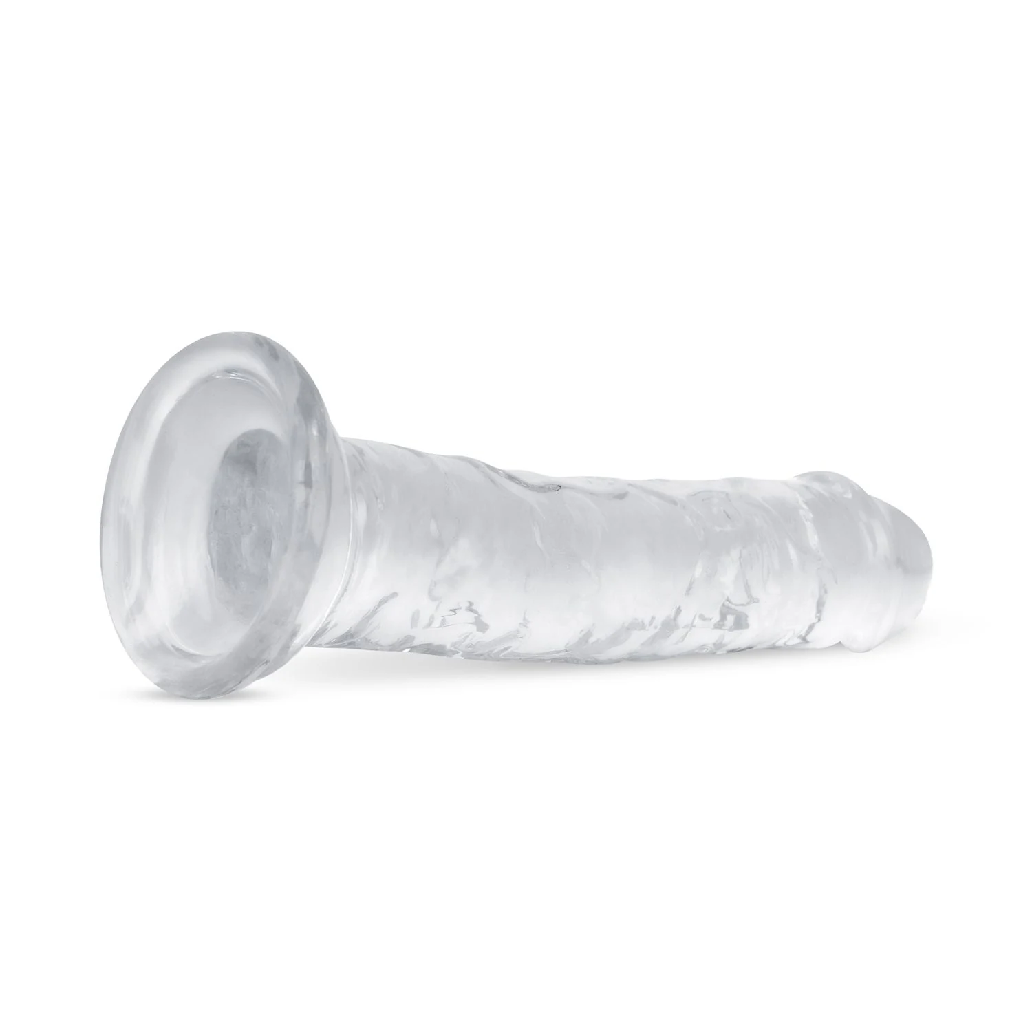 Jelly dildo zonder ballen geschikt voor waterbasis glijmiddel