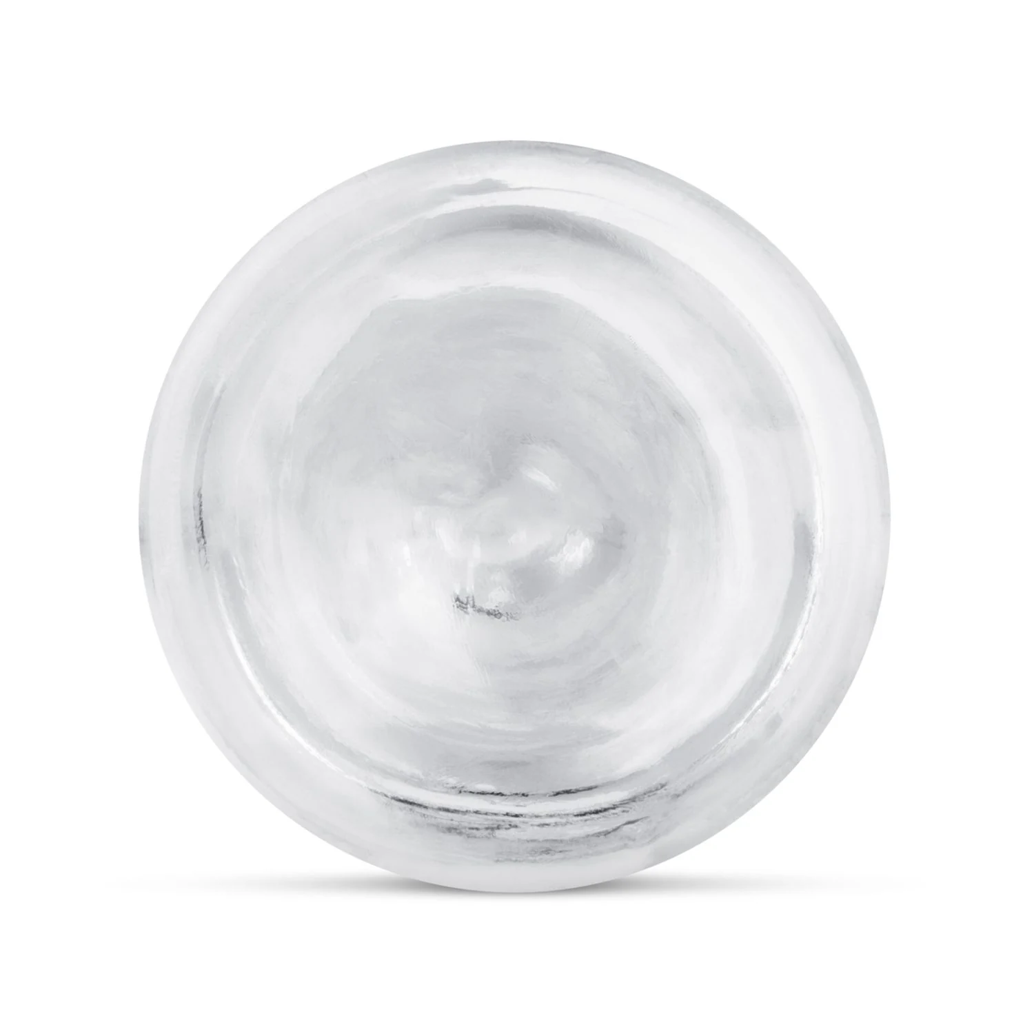 Jelly dildo zonder ballen met realistische top en aders