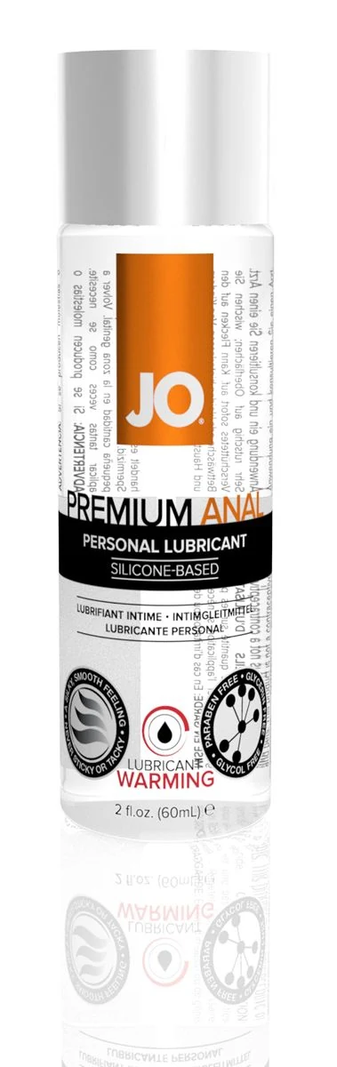 JO Premium Anaalglijmiddel 60 ml, transparant siliconen glijmiddel voor anaal gebruik