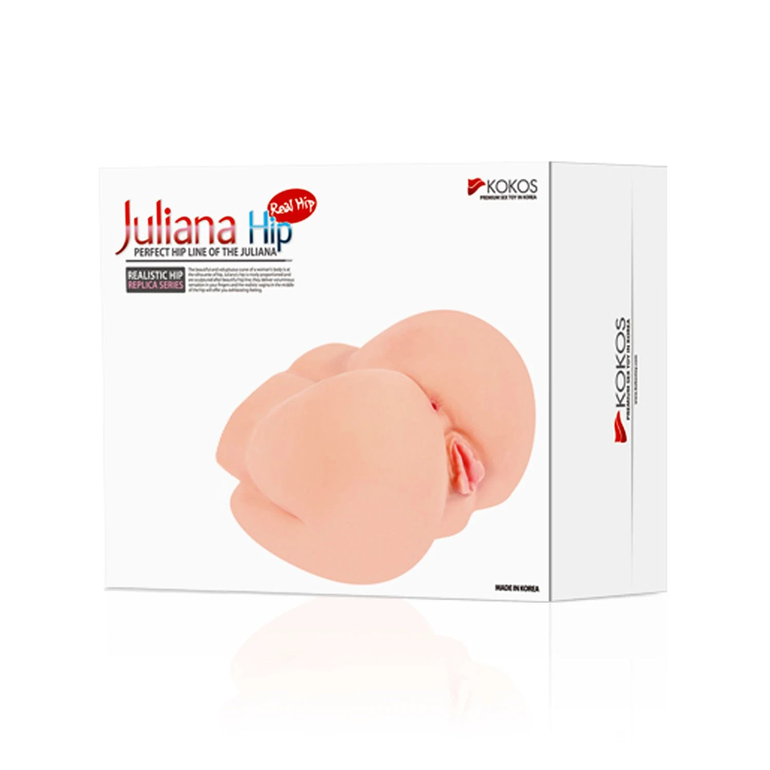 Juliana Masturbator 230 mm lang met 190 mm breedte en 110 mm hoogte