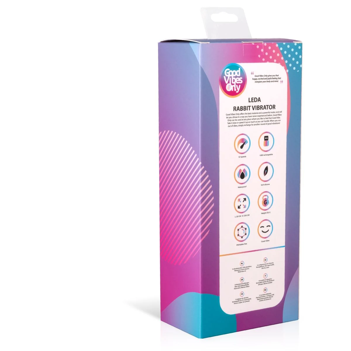 Leda Rabbit Vibrator Good Vibes Only SKU GVO003