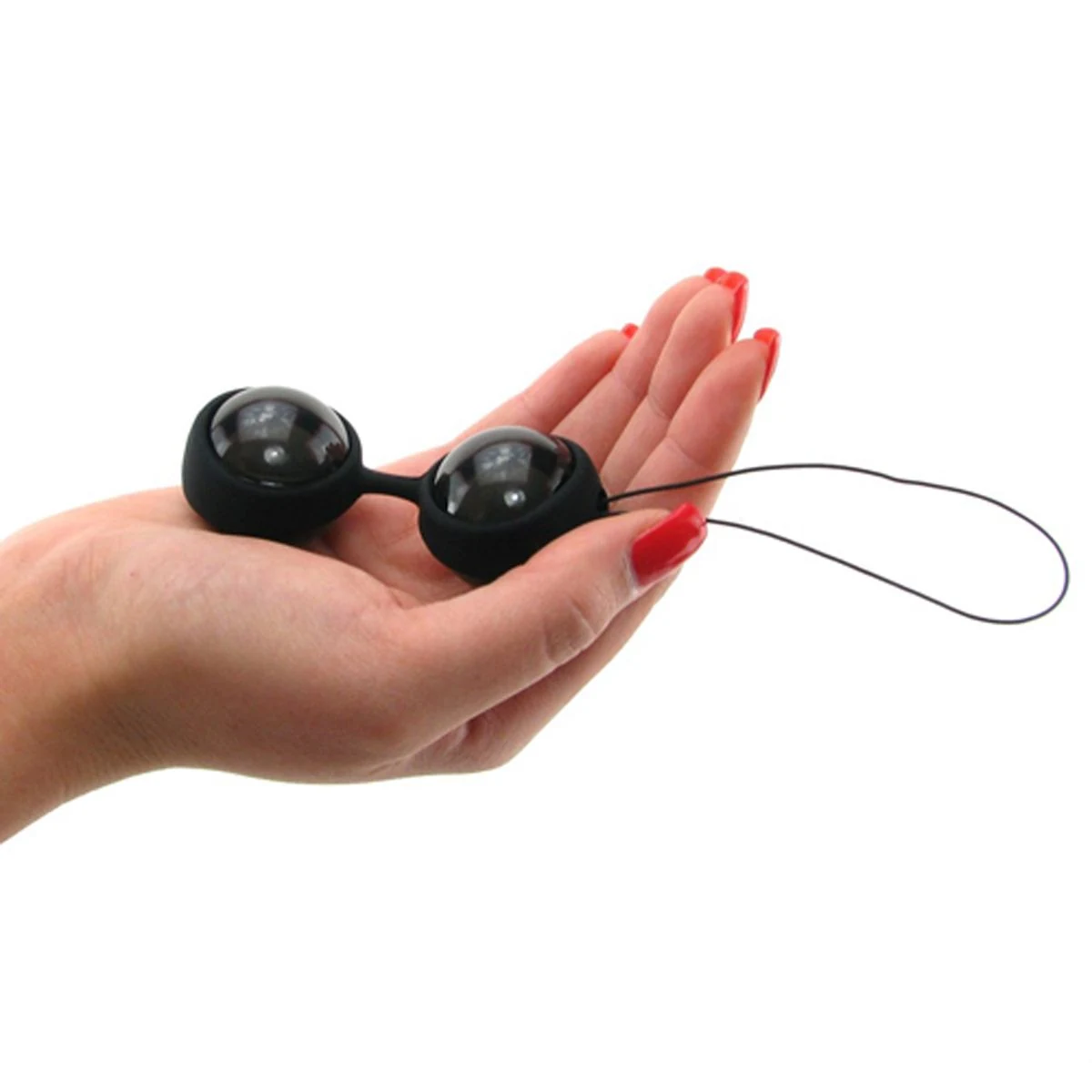 Zwarte LELO Luna vagina balletjes met subtiele vibraties