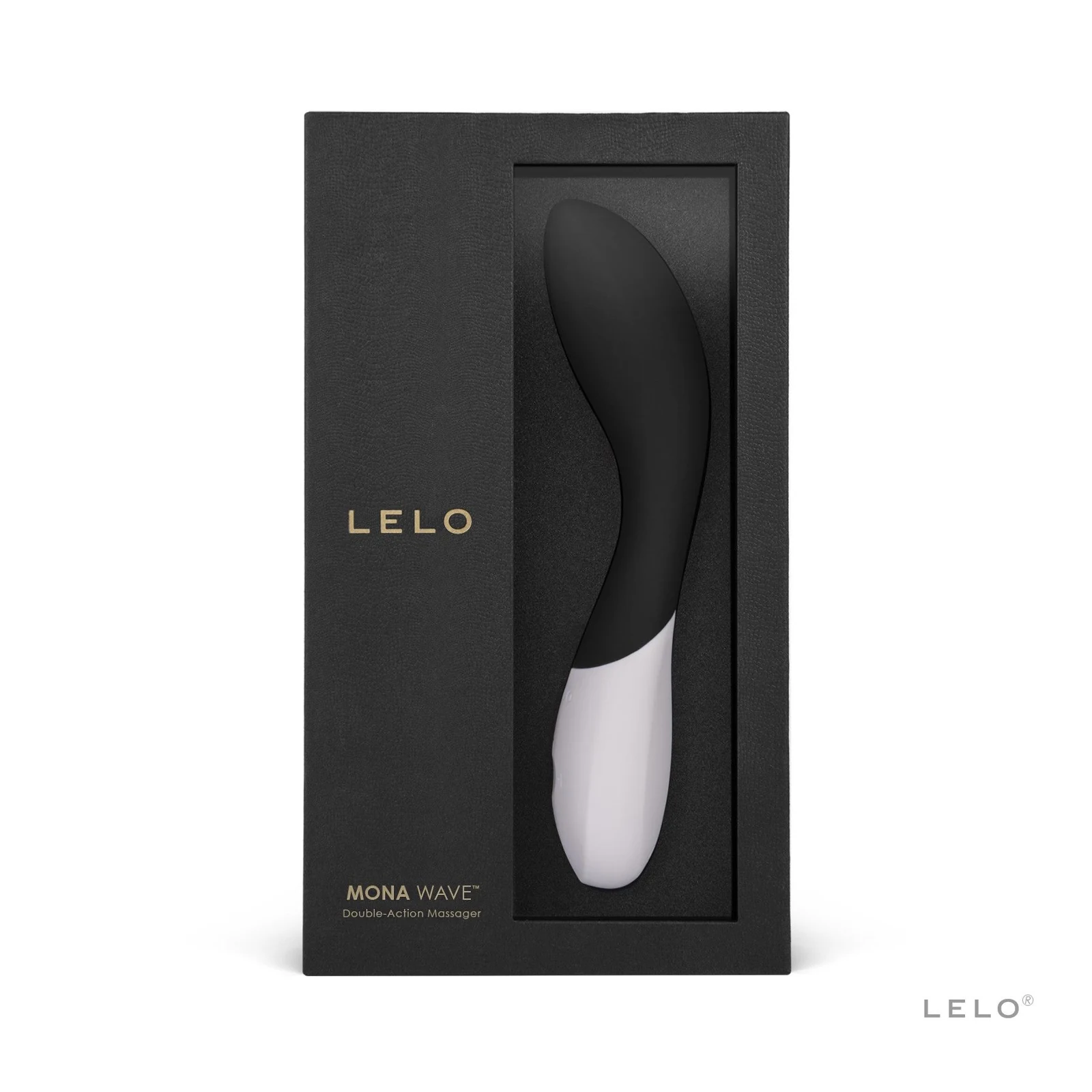 LELO Mona Wave Vibrator zwart, geschikt voor waterbasis glijmiddel