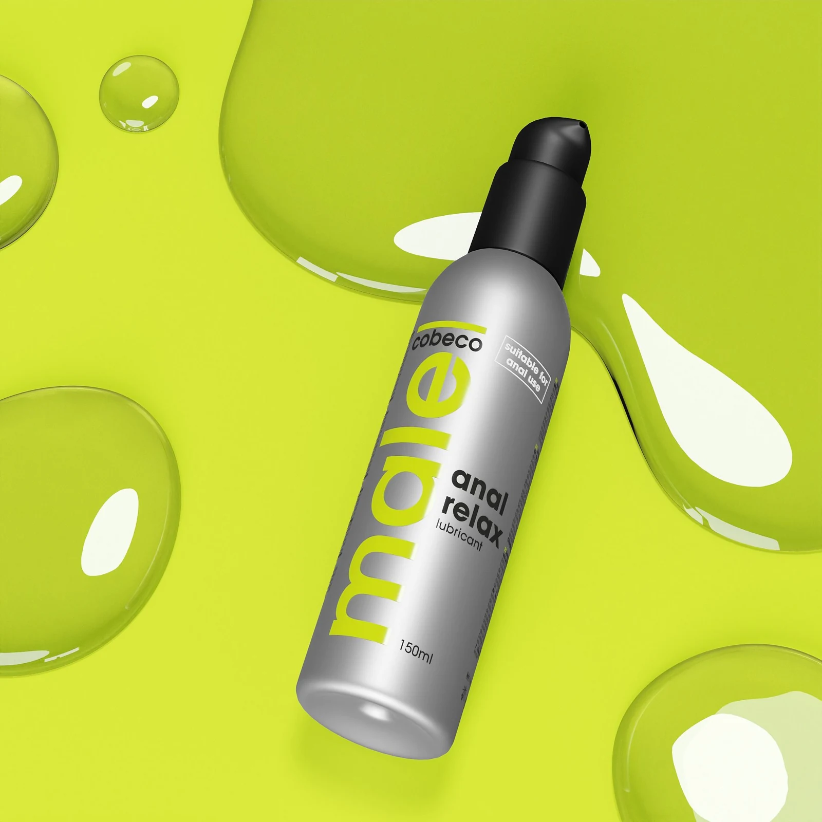 Anal relax glijmiddel van Male! 150 ml, veilig in combinatie met latex condooms