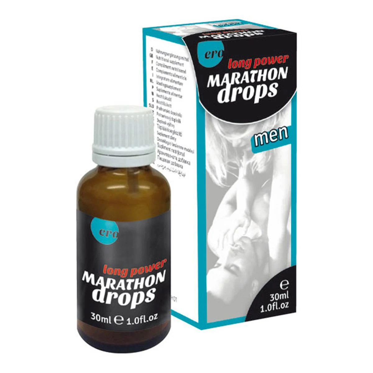 Marathon Drops van Ero by Hot, lustopwekker voor hem met L-Arginine en guarana