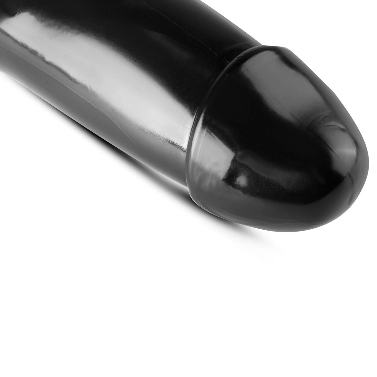 Zwarte Master Series Fat Dick Penis Enhancer, waterproof en weekmakersvrij