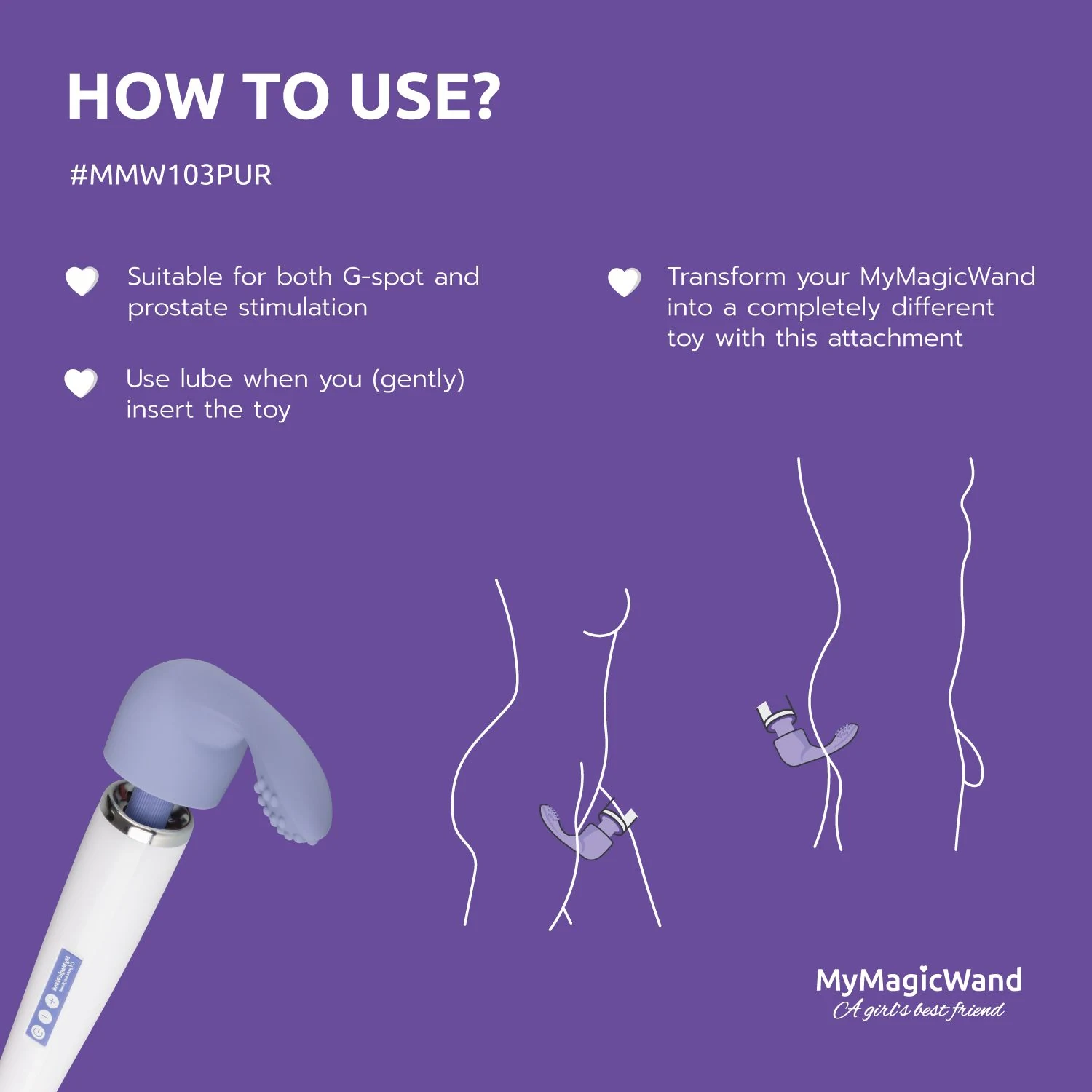 MyMagicWand opzetstuk van zacht en flexibel siliconen