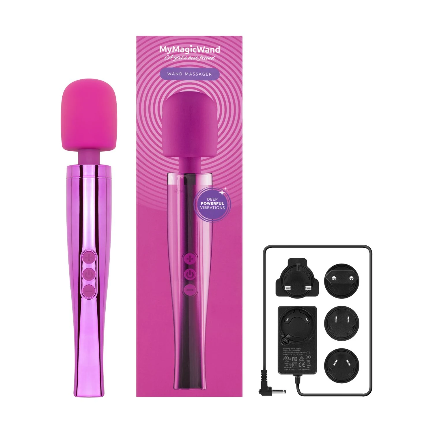MyMagicWand Electric Pink roze sextoy voor clitoris en vagina stimulatie