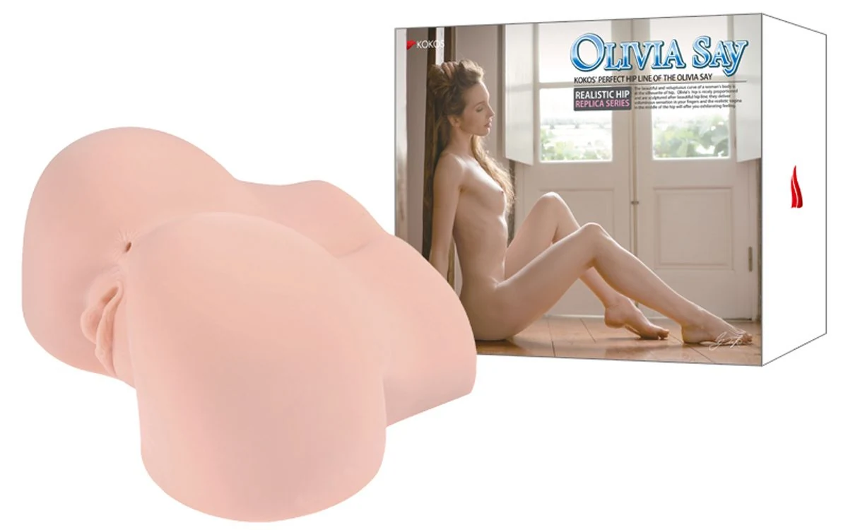 Olivia masturbator uit de categorie kunstvagina met vagina- en anusopening