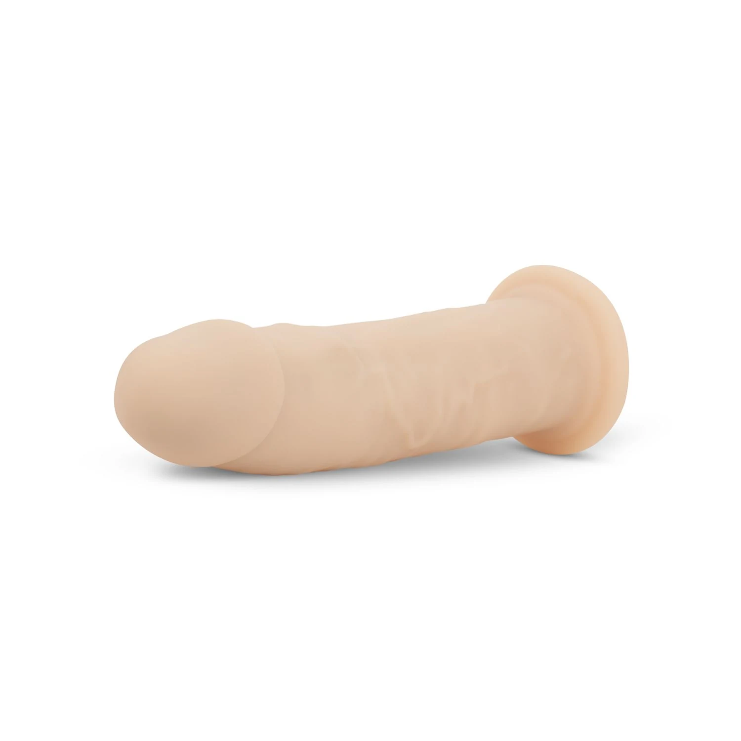 Siliconen realistische dildo geschikt voor glijmiddel op waterbasis