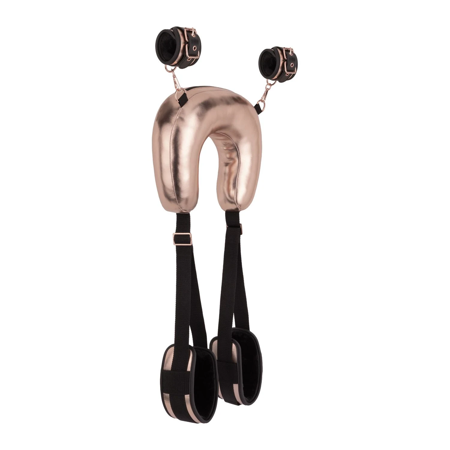Rosy Gold restraint set met ondersteunend nekkussen en roségouden details