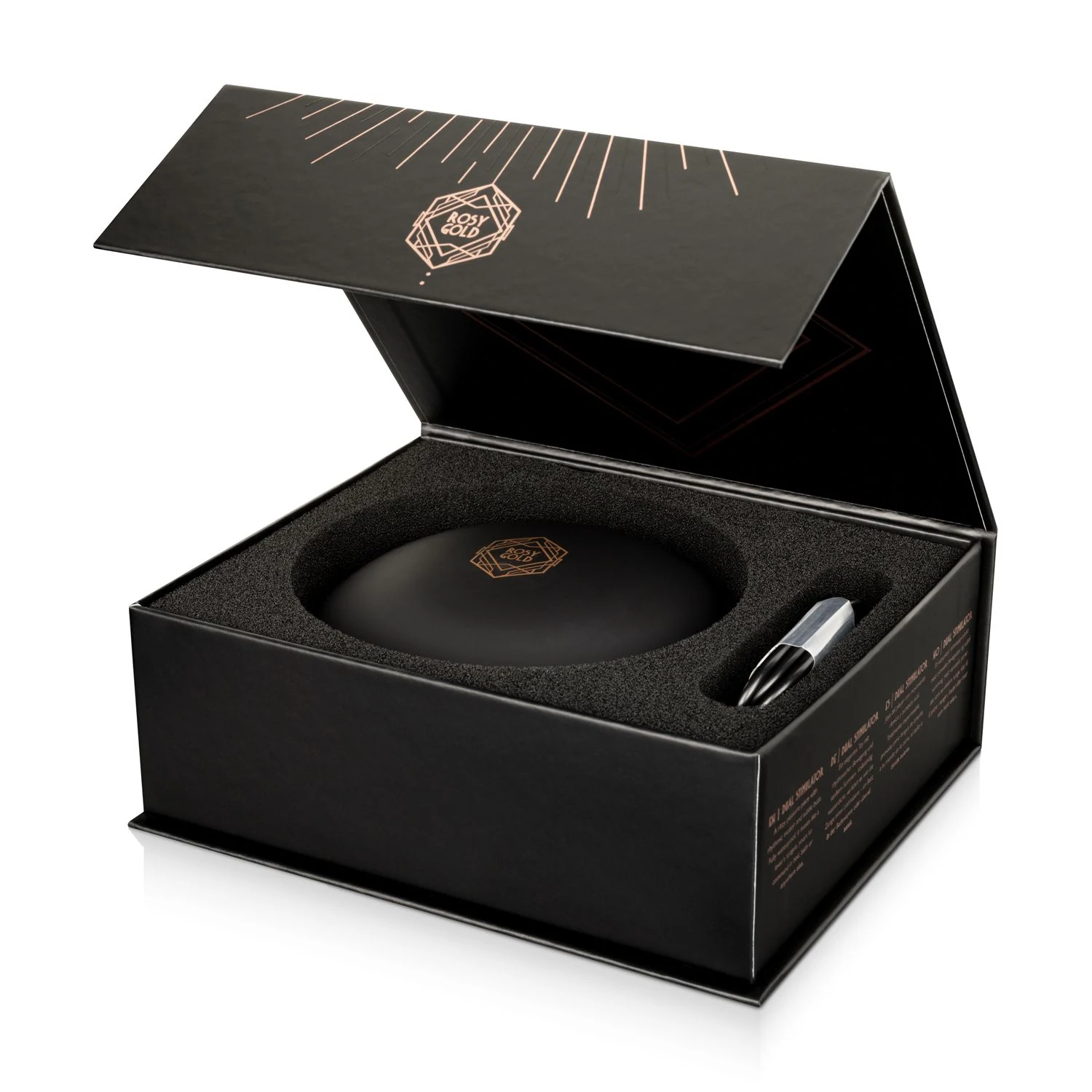 Rosy Gold vibrator in zwart voor haar
