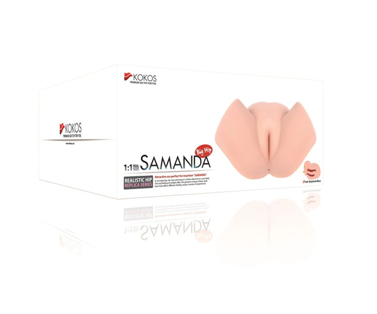 Samanda Masturbator met lengte 250 mm en breedte 330 mm