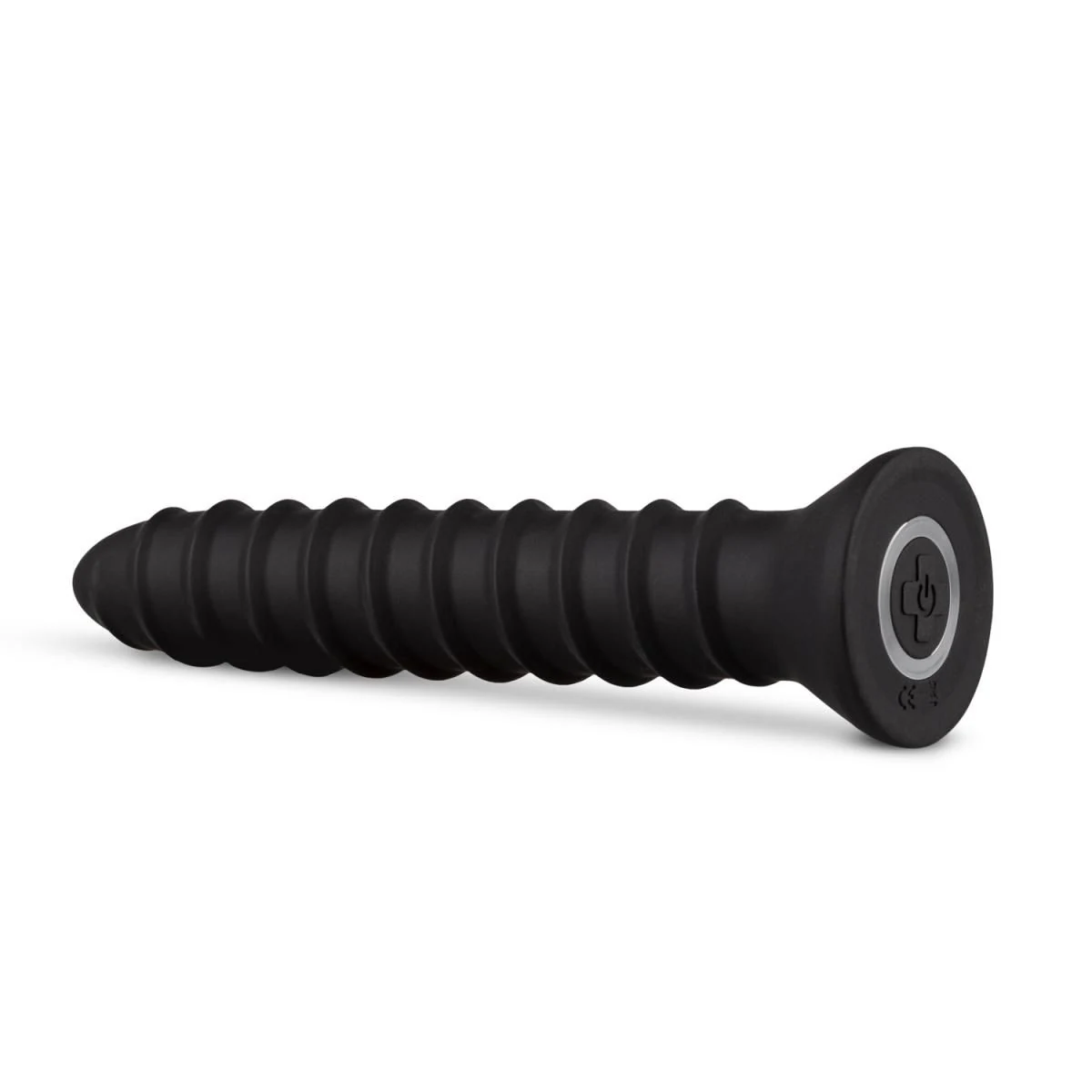 Screwed Plug Anaal Vibrator Large van siliconen en ABS