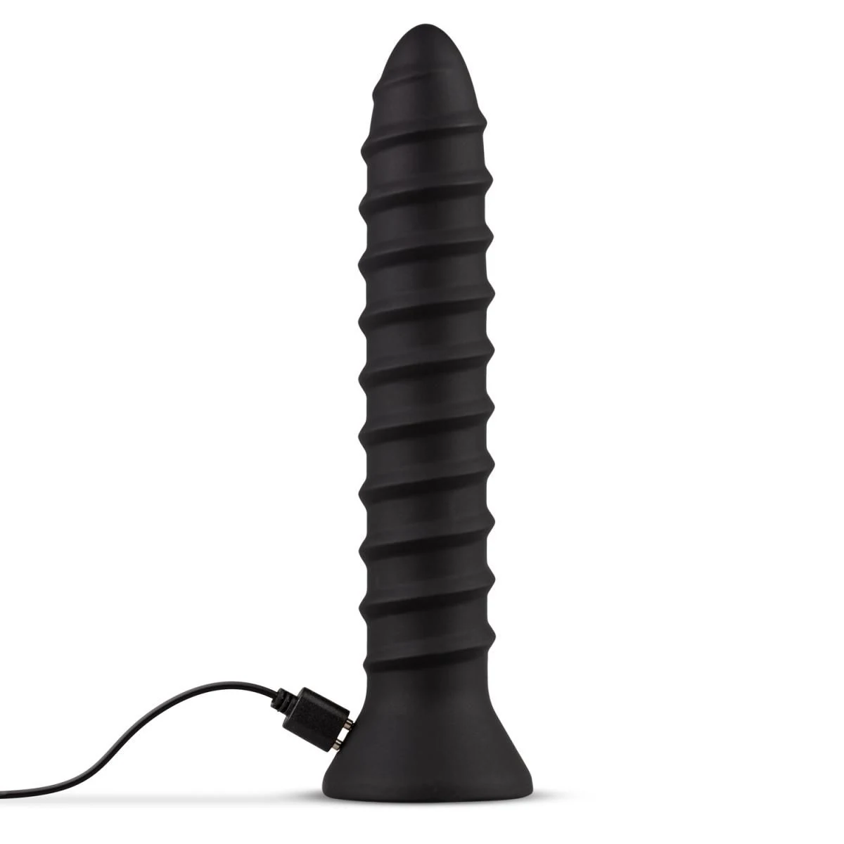 Oplaadbare Screwed Plug Anaal Vibrator Large met USB-kabel