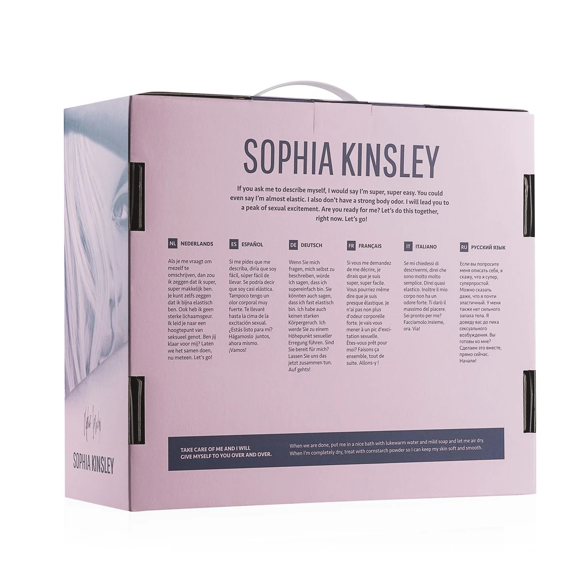 Sophia Kinsley Mega Masturbator, 220 mm lang en 265 mm breed