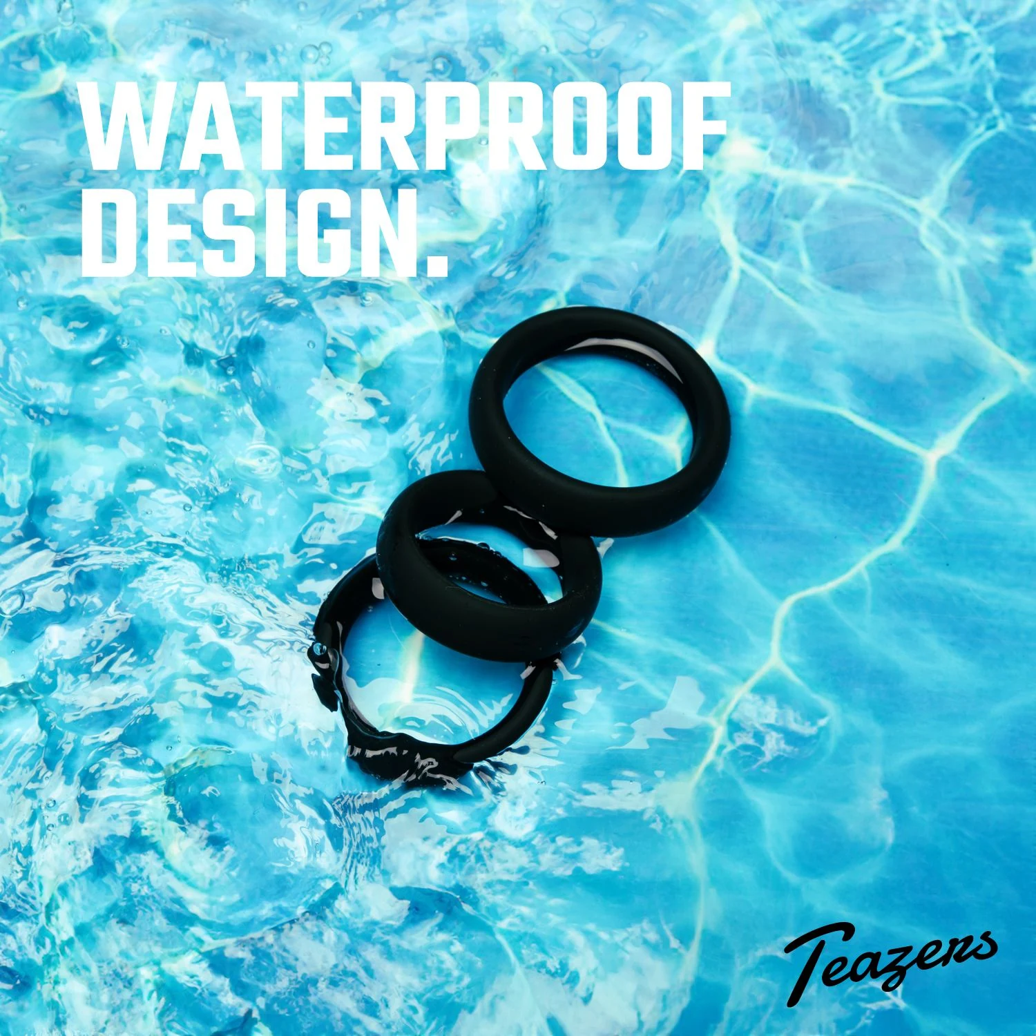 Teazers cockring set met maximale diameter 50 mm
