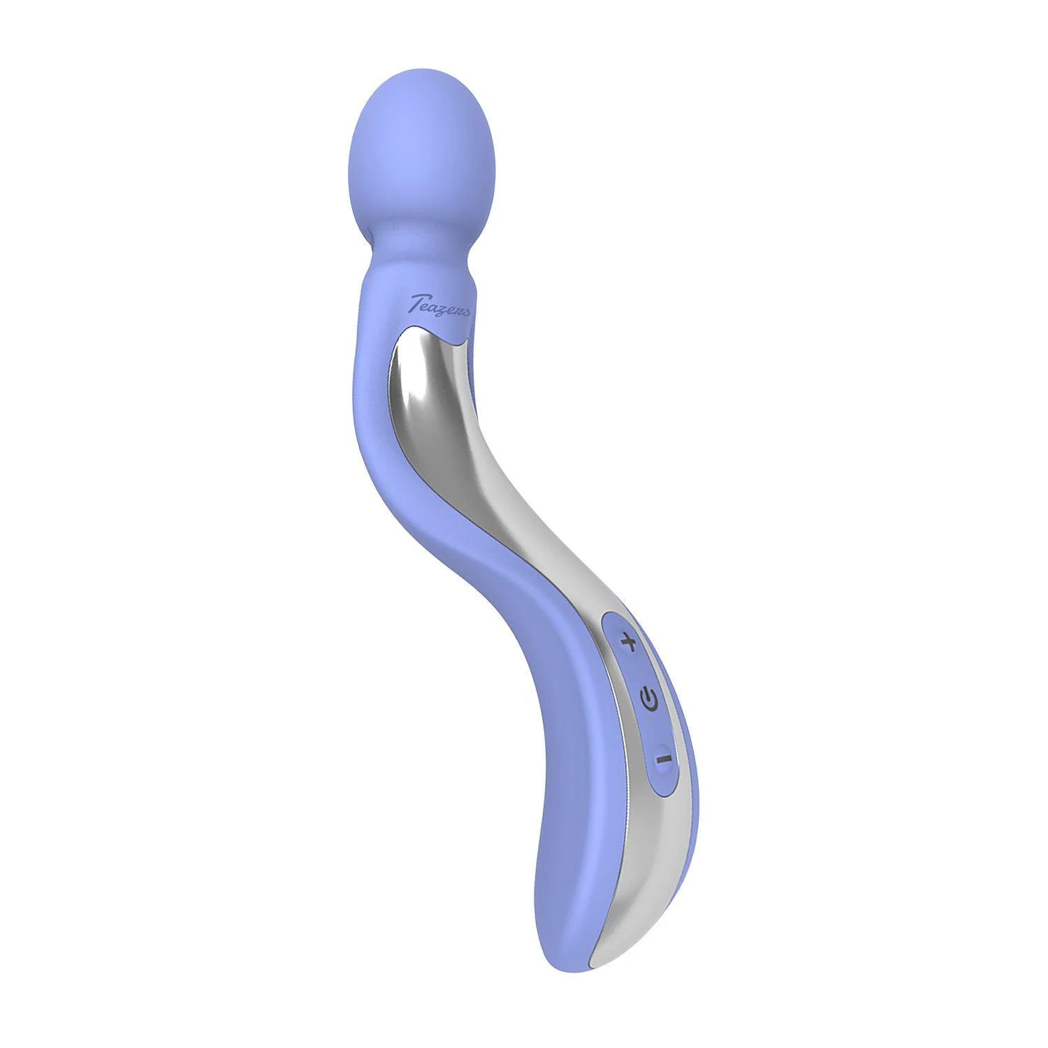 Teazers Curved Wand Vibrator met zacht siliconen oppervlak