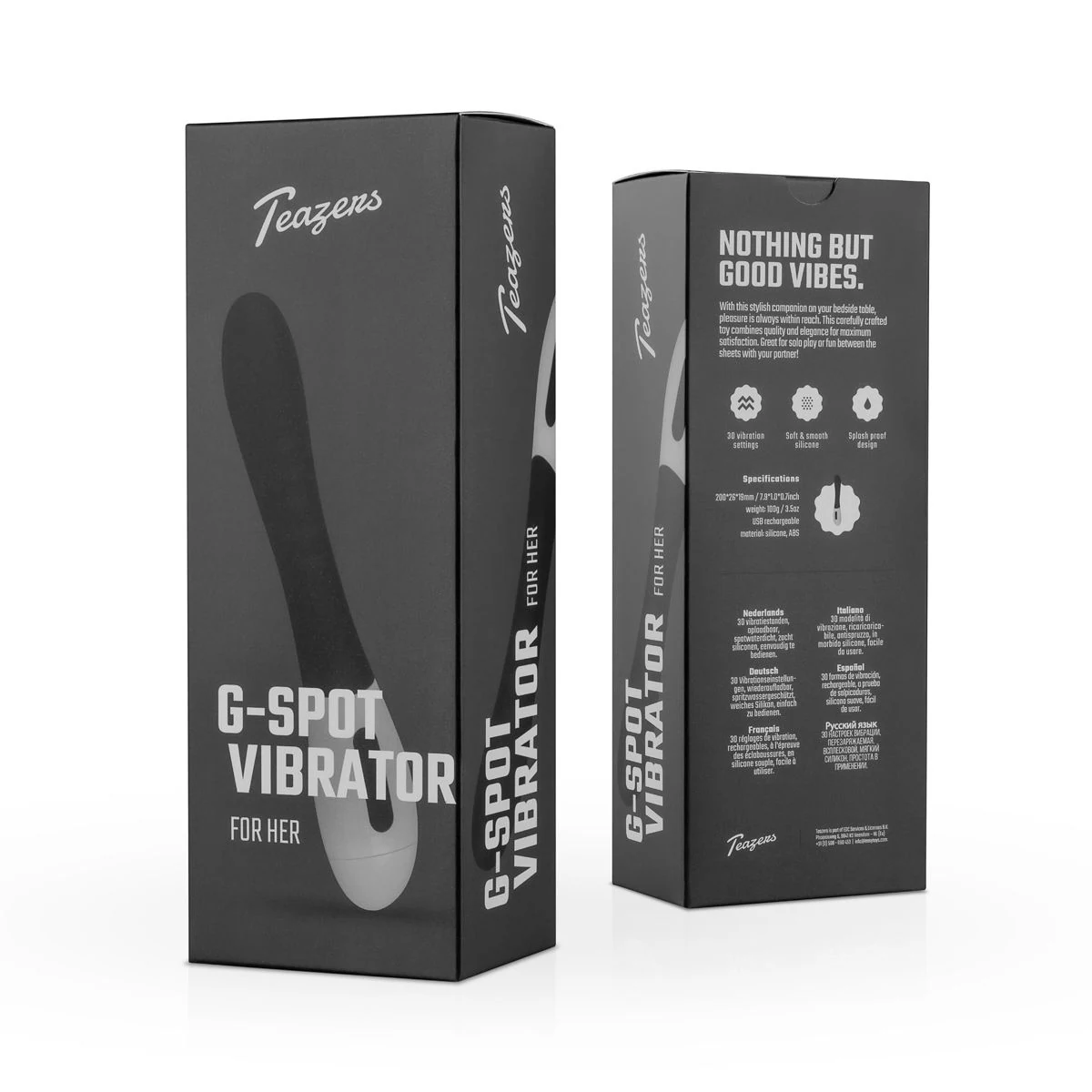 Teazers G-spot Vibrator zwart voor beginner