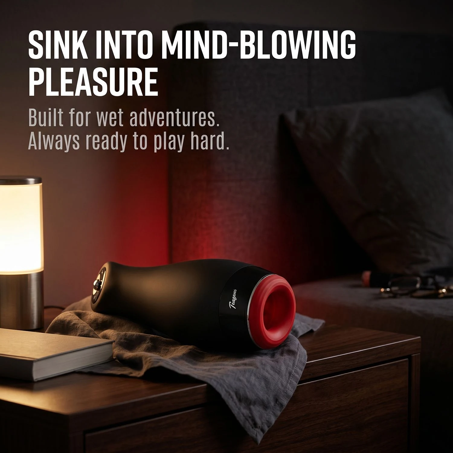 Zwarte Teazers masturbator voor penisstimulatie