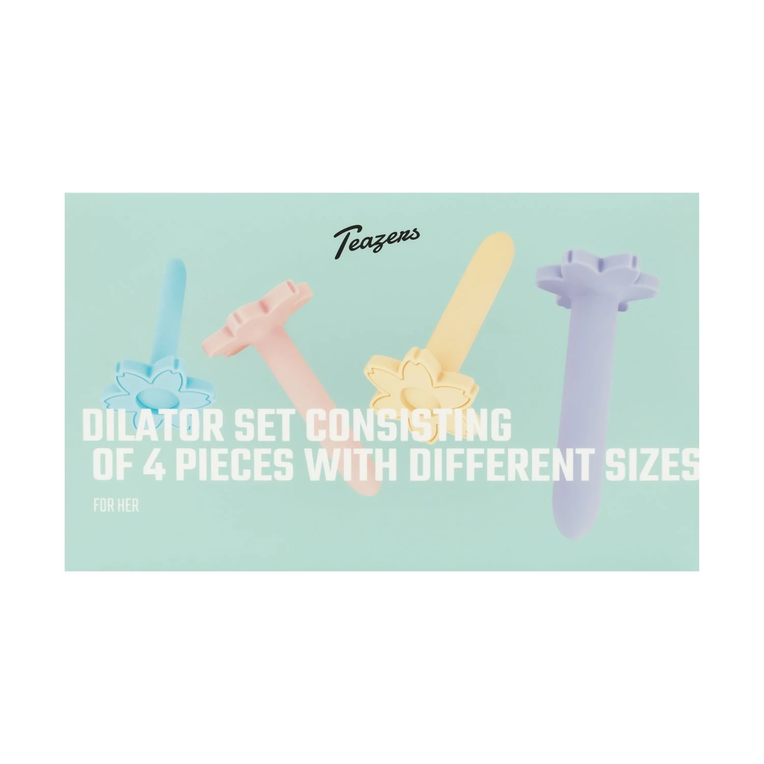 Teazers dilator set met XS 8,7 cm en S 10,2 cm